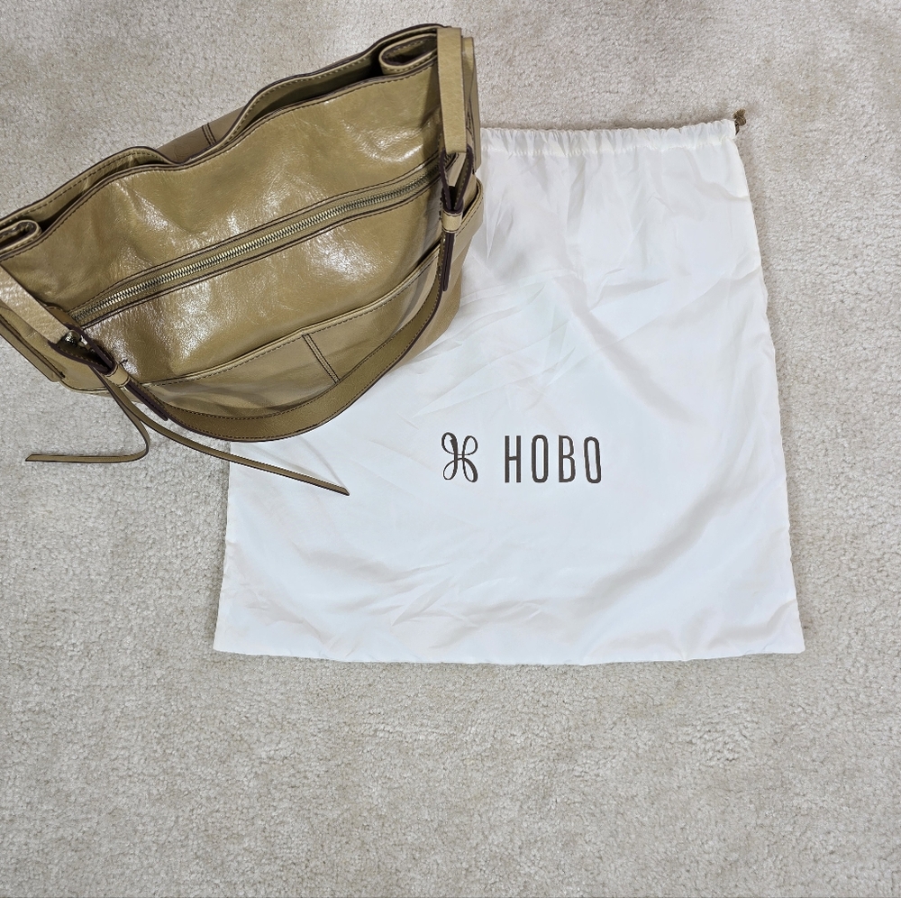 HOBO Pebbled Leather Shoulder Bag